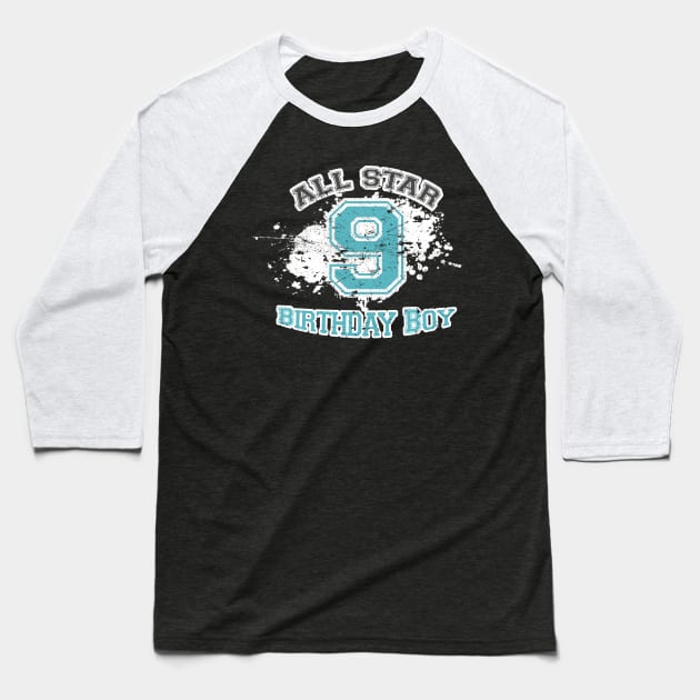 all star varsity birthday boy Baseball T-Shirt by LND4design